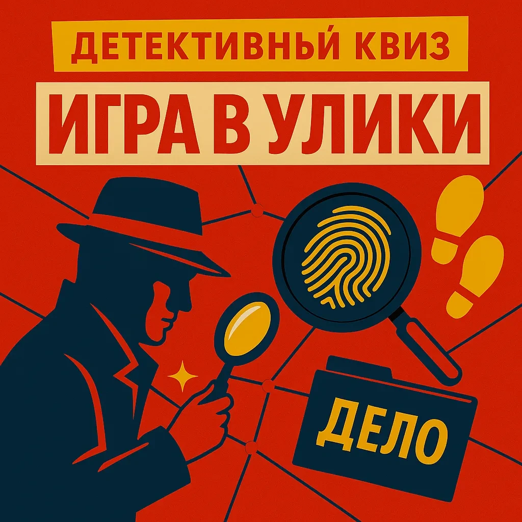 Детективный квиз «Игра в улики» Детективный квиз «Игра в улики»